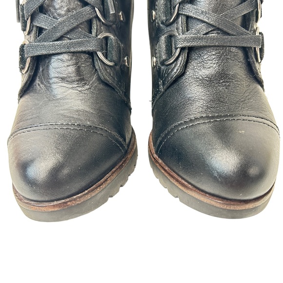 SOREL After Hours Lace-Up Wedge Boots Sz 6.5 - Picture 6 of 12